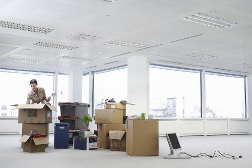Secure student storage facility in Southgate with packed items